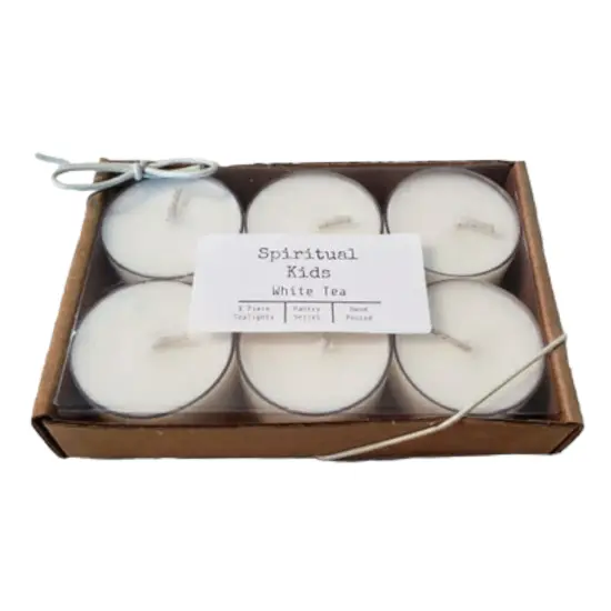 White Tea Natural Soy Wax Tealights Hand Poured with Fragrant/Essential Oils | Christmas Gift | Birthday Gift | Wedding Favors | Relaxing | {3}