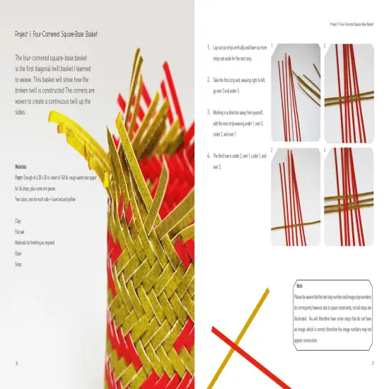 The Art of Contemporary Woven Paper Basketry: Explorations in Diagonal Twill {5}