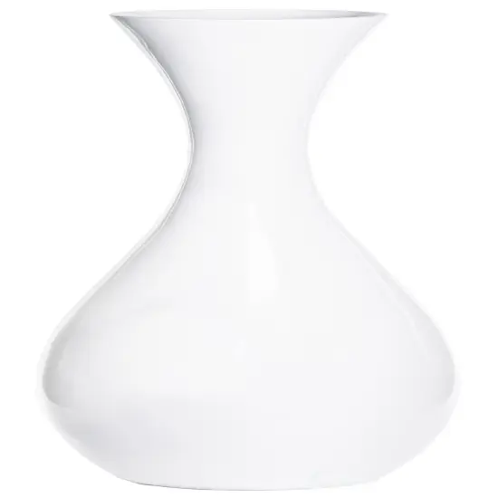 43 Inch Tall White Modern Fiberglass Narrow Trumpet Floor Vase - Contemporary Home Decor Accent Piece for Living Room, Entryway, or Any Room - Sleek Statement Piece for Modern Interior Styling {3}