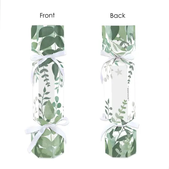 Big Dot of Happiness Boho Botanical - No Snap Greenery Party Table Favors - DIY Cracker Boxes - Set of 12 {7}