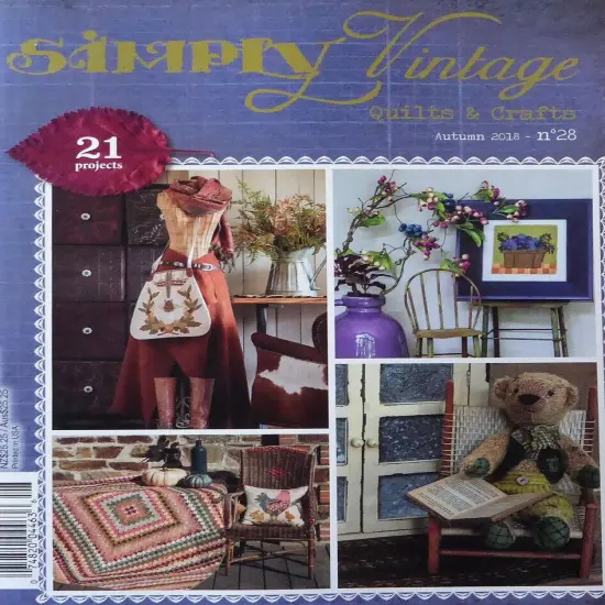 Simply Vintage Quilts and Crafts Autumn 2018 No 28 {2}