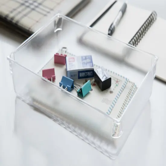 Clear Plastic Drawer Organizers {6}