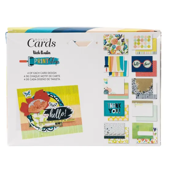 American Crafts A2 Cards W/Envelopes (4.375"X5.75") 40/Box-Vicki Boutin Print Shop {2}