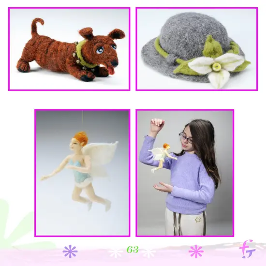 Making Simple Felted Jewelry {4}