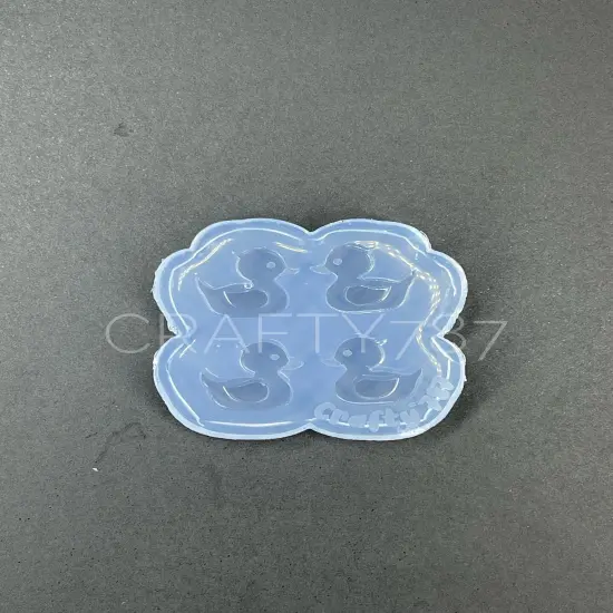 Rubber Duck Stud Earring Silicone Mold (B13) {4}