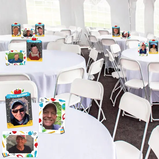 Big Dot of Happiness Teacher Retirement - Happy Retirement Party 4x6 Picture Display - Paper Photo Frames - Set of 12 {3}