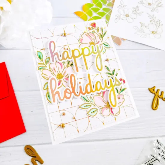 Pinkfresh Studio Stencils 4.25"X5.25" 5/Pkg-You're The Best Layering {5}