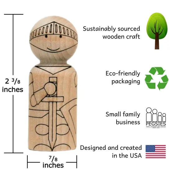 Royal Peg Doll Set by Pegsies&trade; {3}