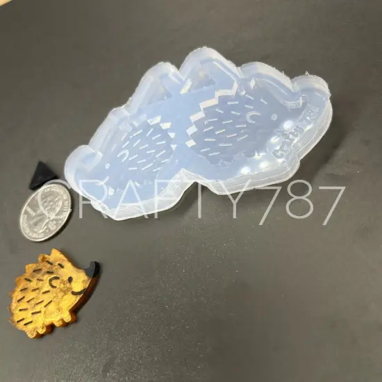 Hedgehog Porcupine Dangle Earring Mold (C7) {6}