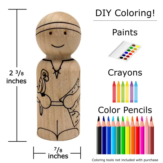 Pirate Peg Doll Set by Pegsies&trade; {3}