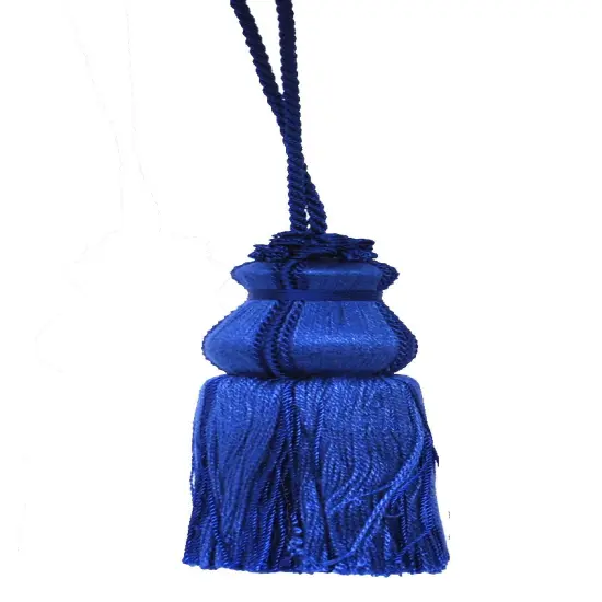 Belagio Key Tassel, 5" Long, 1 Piece, Royal Blue {1}