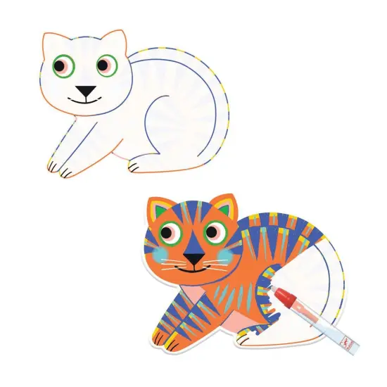 Djeco Magic Coloring with Water Set {4}