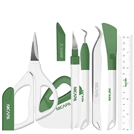Basic Tool Set Craft Weeding Vinyl Cardstock Crafting Tools Kit for Silhouette/Siser/Oracal {2}