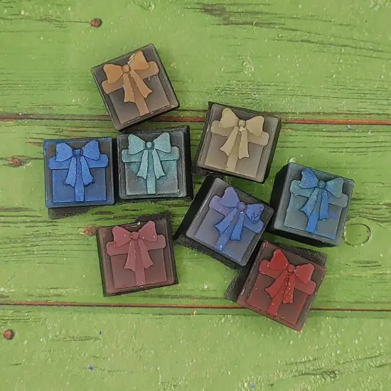 Christmas Presents Wax Melt Snap Bar Silicone Mold {3}