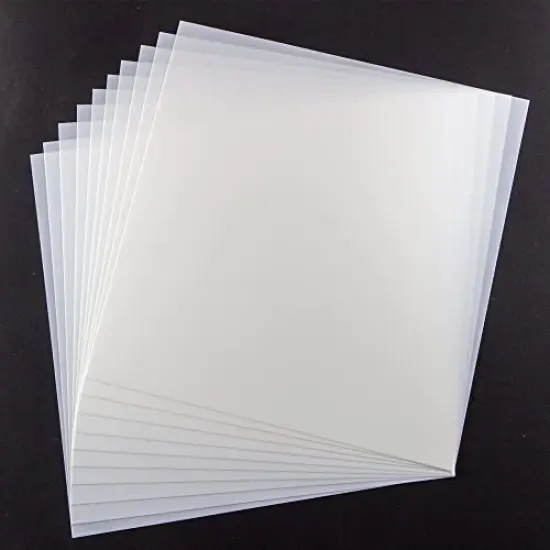 10 Pieces 7mil Blank Mylar Stencil Sheets,12X12 inch Milky Translucent PET Blank Stencils Sheets,Template Material for Cutting Machines, Laser Cutting, Food-Safe Craft Plastic {2}