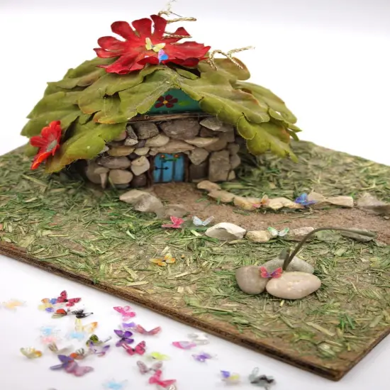 30 Pieces Micro Resin Butterflies, Dollhouse Miniature Tiny Butterflies, Terrarium Fairy Garden Dolls Toy, Mini Micro Landscaping Decoration {3}