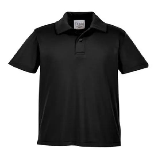 Team&reg; Youth Zone Performance Polo Black {1}