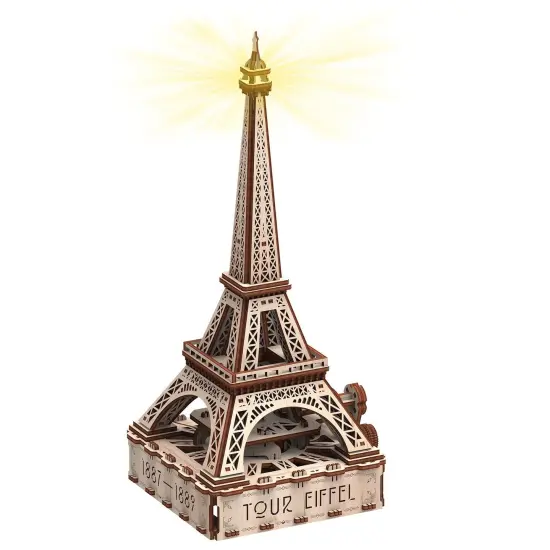 Eiffel Tower Eco-light 3D Model {2}