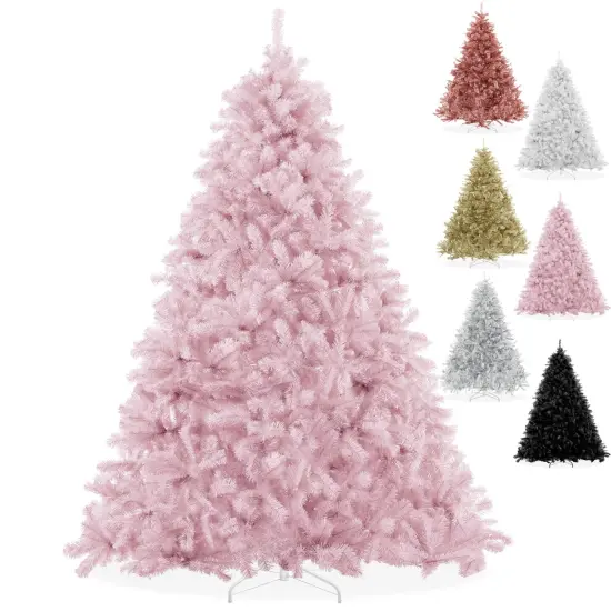 Casafield Spruce Artificial Holiday Christmas Tree&nbsp;with Sturdy Metal Stand {7}