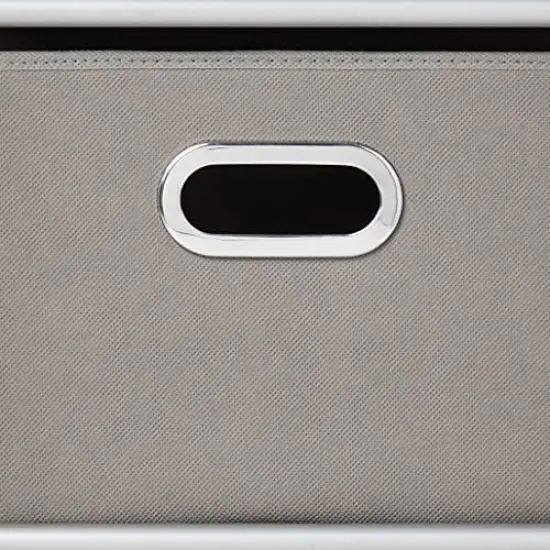 3 Drawer Rolling Cart - Gray CRT-06248 Grey 11.5 in L x 16.125 in W x 35.5 in H (29.2 cm L x 41 cm W x 90.2 cm H) {3}