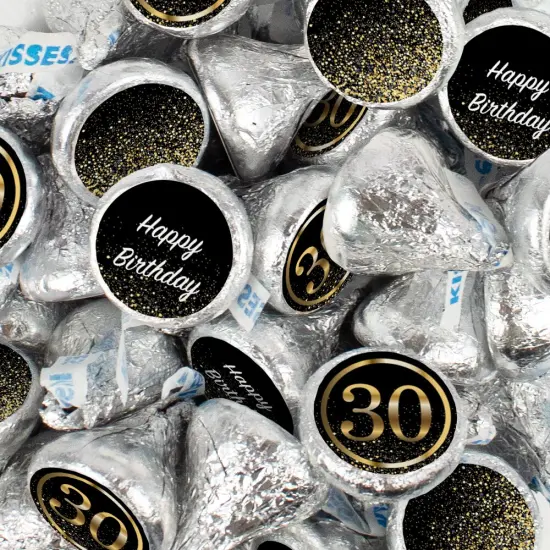 30th Birthday Candy Party Favors Chocolate Hershey's Kisses Bulk {1}