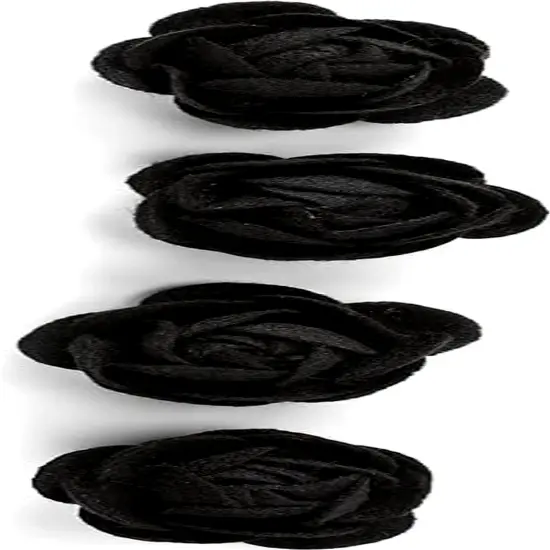 Jolee's Boutique Black Felt Rose Dimensional Stickers {1}