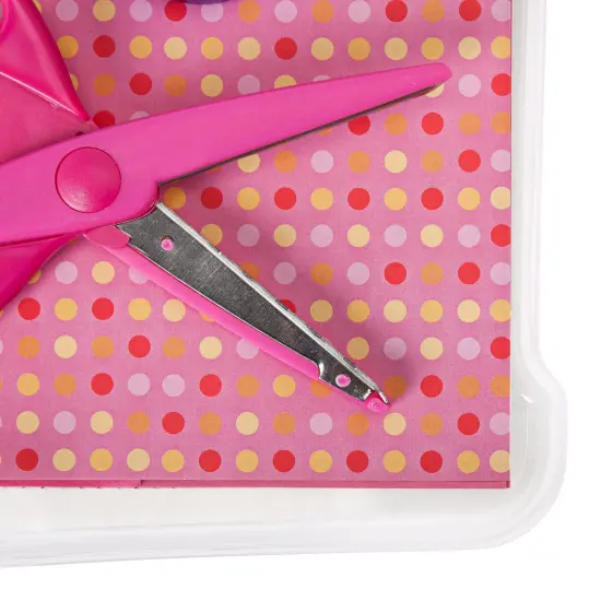 IRIS USA 10 Pack 12" x 12" Slim Portable Scrapbook Case, Clear {4}