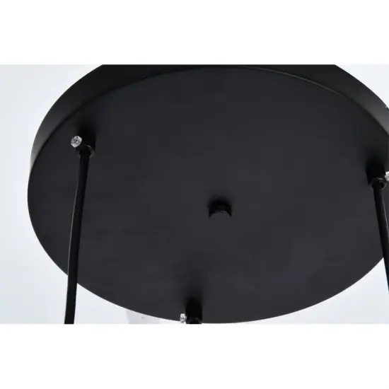 Jago Collection Pendant D18.1 H24.3 Lt:3 Black Finish {5}
