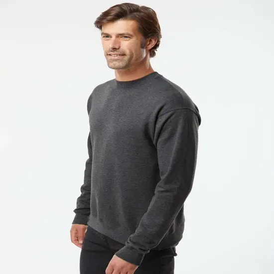 HANES&reg; - Crewneck Long Sleeve Sweatshirt Charcoal heather {4}