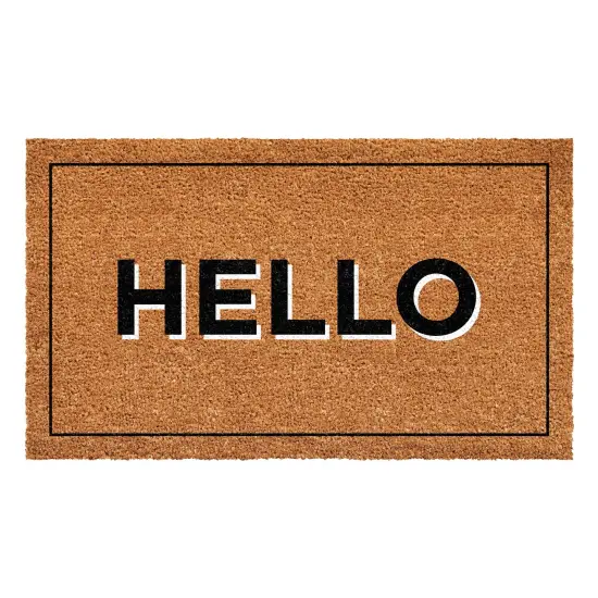 Calloway Mills Hello With Border Doormat {1}