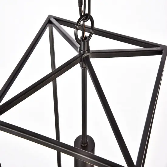 Maddox Collection Pendant D9.75 H14.5 Lt:1 Black Finish {6}