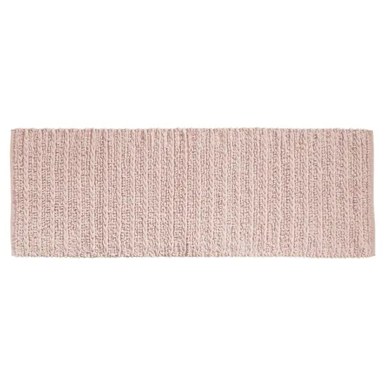 mDesign Soft Cotton Spa Mat Rug for Bathroom, Braided, 60" x 21" {4}