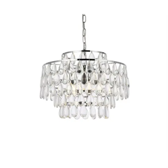 Mila 18 inch pendant in chrome {3}