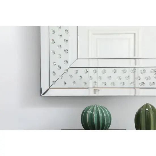 Sparkle collection crystal mirror 28 x 36 inch {4}