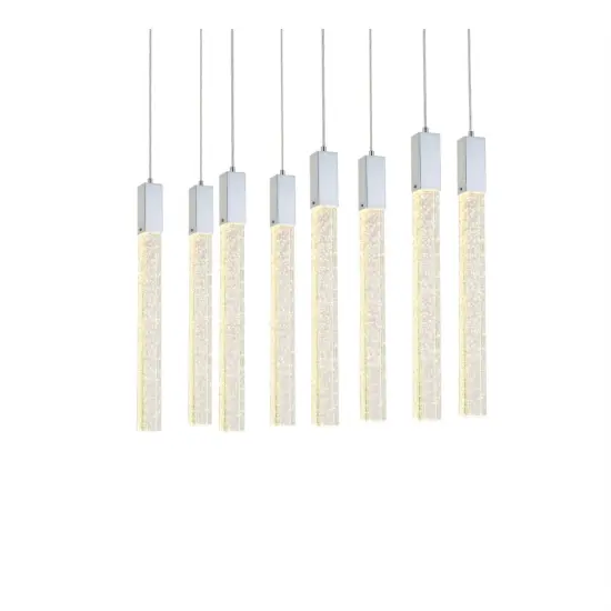 Weston 8 lights pendant in chrome {3}