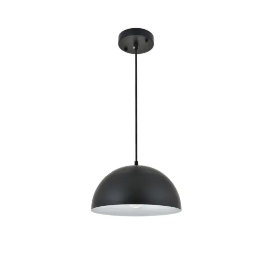 Forte 1 light black Pendant {5}