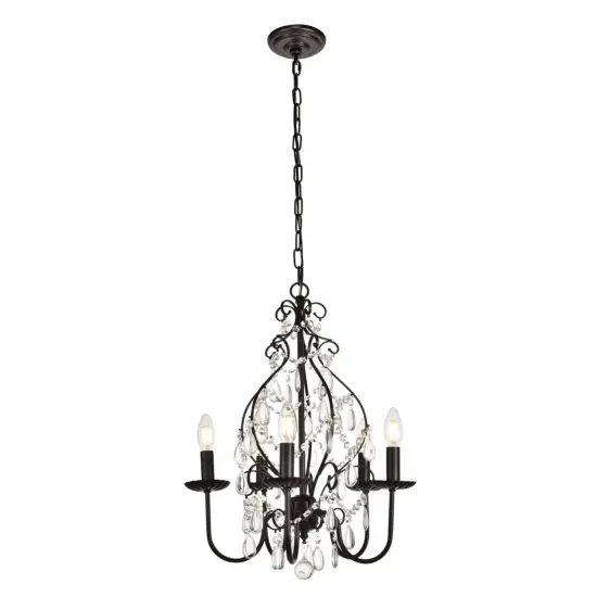 BLAISE Collection Pendant D17 H23 Lt:5 Oil rubbed bronze Finish {1}