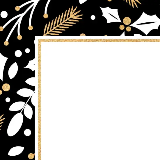 Great Papers! Merry Gold and Black Holiday Letterhead, Invitations and Announcements, Printer Friendly, 8.5" x 11", 80PK {2}