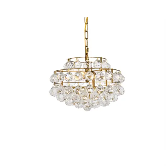 Savannah 14 inch pendant in brass {3}