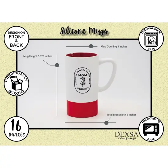Dexsa A Mom Holds Designer Mug, Heat Resistant - 16 oz {5}
