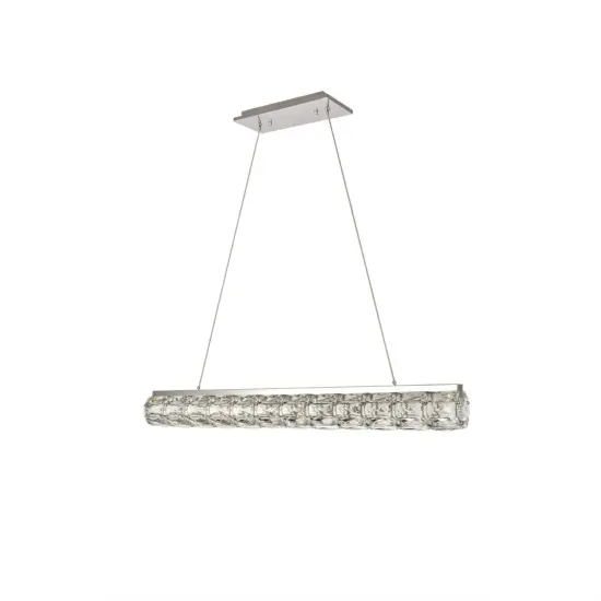 Valetta Integrated LED chip light Chrome Chandelier Clear Royal Cut Crystal {3}
