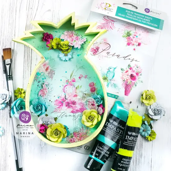 Prima Marketing Rub-Ons 6"X12" 3/Pkg-Postcards From Paradise {2}