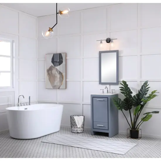 Collier 2 light Chrome and Clear glass Wall sconce {2}