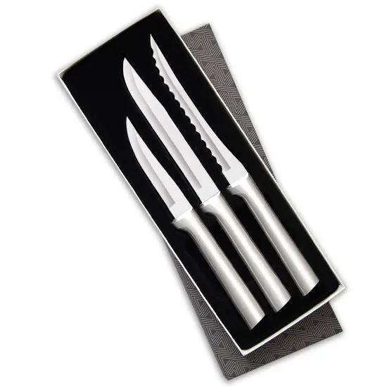 Rada Kitchen Knives Boxed Set, 3 Piece Cook&rsquo;s Choice Gift Set, Heavy Duty Paring Knife, Utility/Steak Knife, and Tomato Slicer {1}