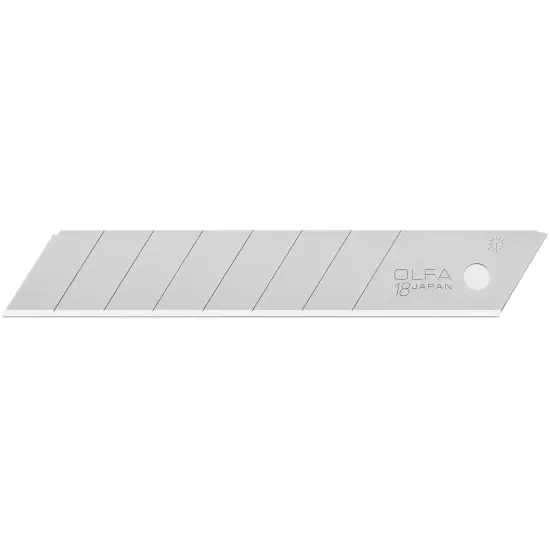 OLFA Stainless Steel Snap Blades 10/Pkg-18mm {5}