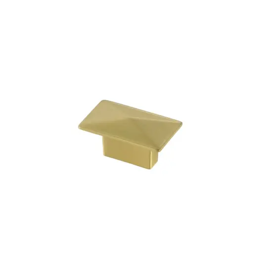Perry 2" Brushed Gold Rectangle Knob Multipack (Set of 10) {4}