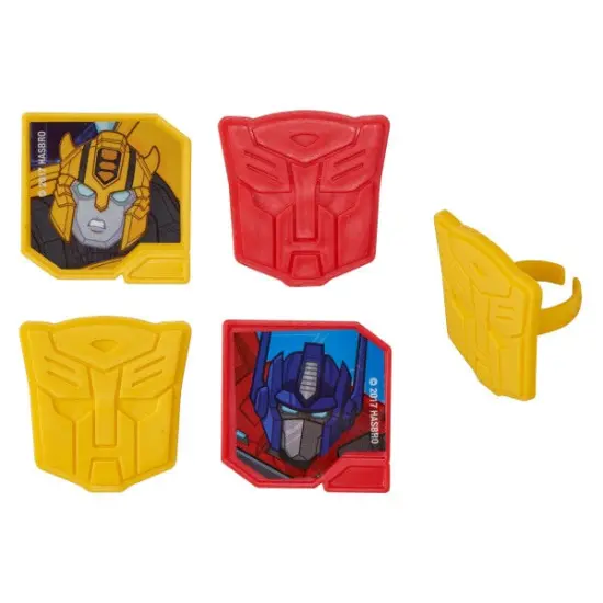 Transformers Autobot Protectors Cupcake Rings, 12ct {2}