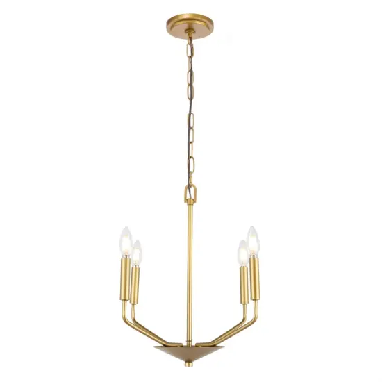 Enzo 4 light Brass pendant {4}