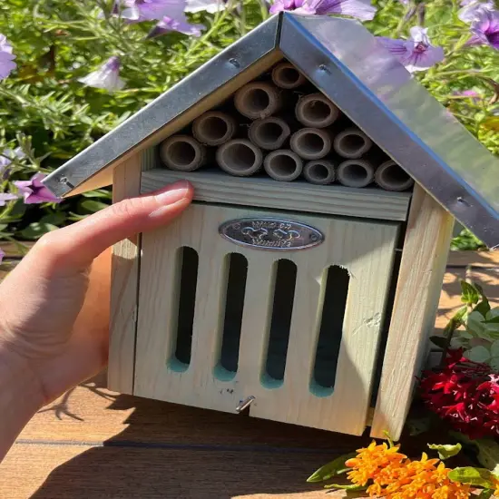 Luxe Natural Pollinator & Ladybug House - Tin Roof {3}