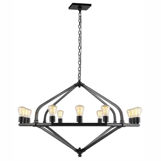 Illumina 12 light Bronze Pendant {1}